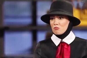 روسری توری بهاره افشاری با این استایل شیک و زیبا | تیپ متفاوت بهاره خانم همه را دیوانه کرد