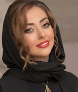 نفیسه روشن از همسر بابلی خود رونمایی کرد | همسر جدید نفیسه روشن ورزشکار معروف شمالی