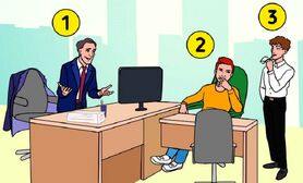 تست هوش | بنظر شما کی رئیسه؟ + پاسخ تست