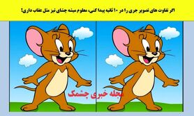 تست هوش | فقط با دقت ها میتونن تفاوت های تصویر رو پیدا کنند