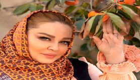 بهاره رهنما با این گردنبند خود را لو داد | همسر سوم بهاره رهنما عرب است؟