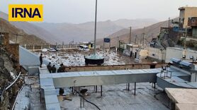 فیروزکوه را سیل برد