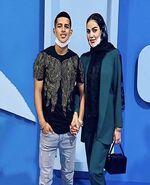 مهدی قائدی بچه دار شد | اولین عکس همسر مهدی قائدی با دختربچه ش