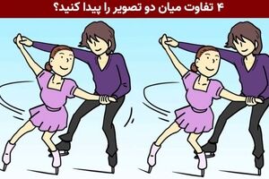 تست هوش | فقط 15 ثانیه فرصت دارید تا 4 تفاوت میان دو تصویر را پیدا کنید+ پاسخ