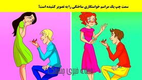 تست هوش |  کدوم خواستگاری واقعیه کدوم کیکه!؟