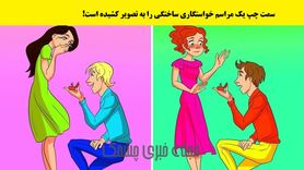 تست هوش |  کدوم خواستگاری واقعیه کدوم کیکه!؟