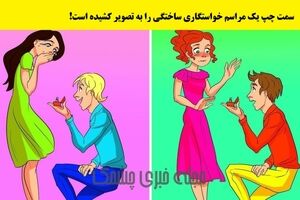 تست هوش |  کدوم خواستگاری واقعیه کدوم کیکه!؟